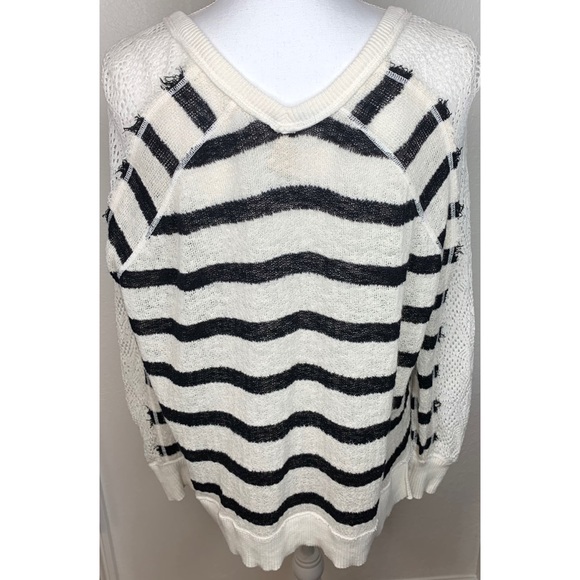 We the Free People Striped Lightweight Sweater - Picture 4 of 10